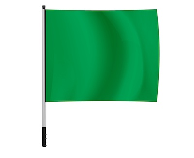 Drapeau vert