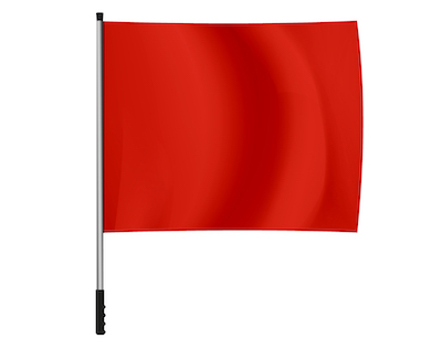 Drapeau rouge