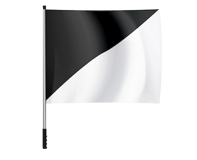 Czarno – biała flaga